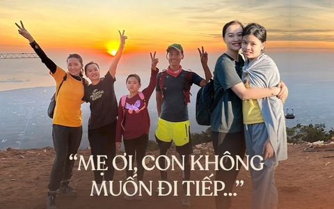 Đánh liều đưa con tham gia trải nghiệm leo núi vào đêm khuya, nữ văn phòng chia sẻ "một hành trình thót tim không thể tin được!"