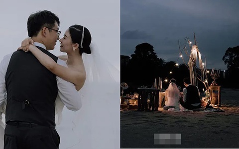 Mang 50 khách ra đảo làm đám cưới, cô dâu chú rể có hôn lễ '2 trong 1' độc đáo