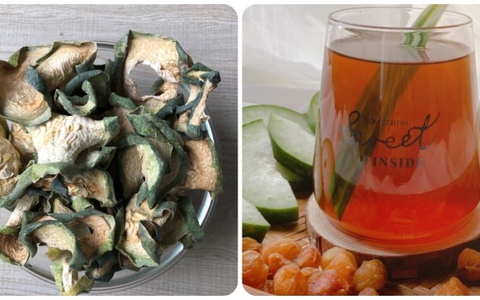 Uống nước bí đao phơi khô có tác dụng gì?