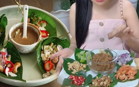 Món ăn từ lá lốt vừa quen vừa lạ đang khiến dân mạng tò mò, hoá ra là đặc sản của nước bạn “hàng xóm”