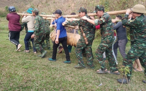 Phát hiện quả bom nặng 350kg trong trường học ở Điện Biên