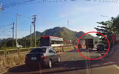 CLIP: Xe biển số đỏ gây tai nạn rồi "ngó lơ"