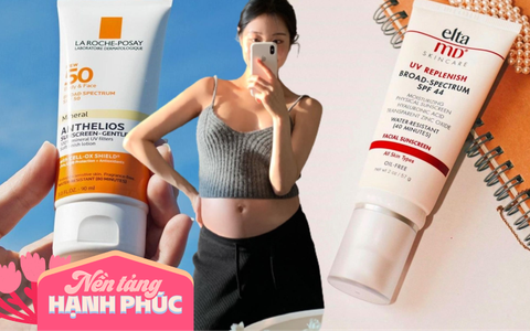 6 lọ kem chống nắng lành tính, dễ dùng dành cho mẹ bầu
