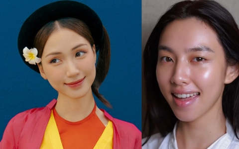 MXH đua nhau hóa 'Thị Mầu' cùng Hòa Minzy: Lệ Quyên nhí nhảnh, Thùy Tiên và dàn sao Việt tự tin khoe mặt ít son phấn
