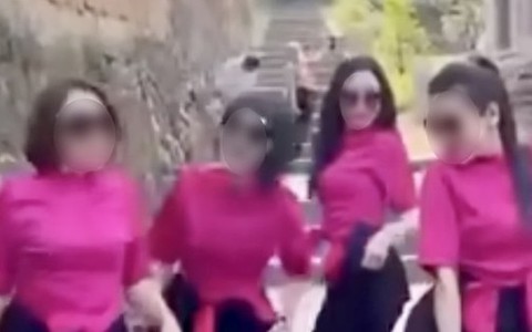 Bị xử phạt vì đăng clip 4 phụ nữ nhảy nhót phản cảm tại chùa Bổ Đà, cô gái nói gì?