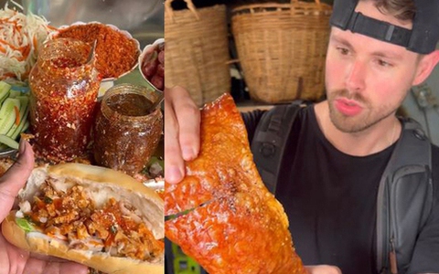Lấy da heo quay nướng tảng nửa triệu/kg nhồi làm nhân, tiệm bánh mì bình dân khiến khách Tây kinh ngạc