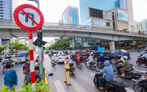 Chi tiết nút giao thông cấm rẽ trái từ ngày 25/3 ở Hà Nội