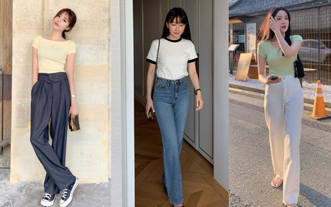 5 cách mặc áo thun cho nàng thấp bé