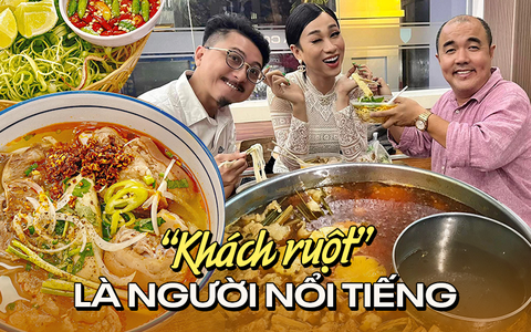 3 tiệm bún bò là chỗ “ruột” của nhiều người nổi tiếng, có nơi còn sửa lại tên quán để đặt theo tên vợ Trấn Thành vì lý do đặc biệt