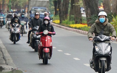 Hà Nội mưa rét, nhiệt độ thấp nhất 16 độ
