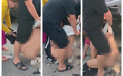 Xác định được nhóm người đánh ghen cắt tóc, lột đồ cô gái giữa đường ở Bình Dương