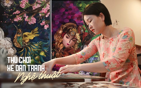 Cô giáo biến giấy báo cũ, tờ rơi, vỏ hộp thành những bức tranh đẹp đến khó tưởng, nhiều người bỏ hàng triệu đồng để mua sưu tầm