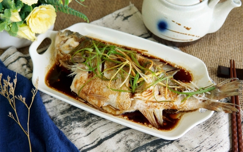 Cách làm món cá vược hấp xì dầu ngon ngất ngây khó cưỡng