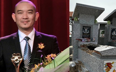 Gia đình lên tiếng về hình ảnh phần mộ cố đạo diễn Vũ Minh bị đập phá