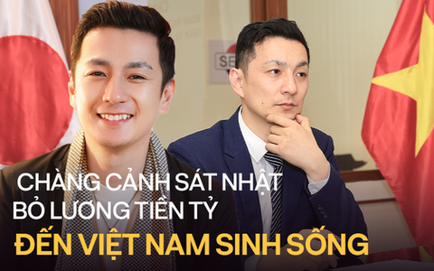 Cựu cảnh sát Nhật Bản bỏ lương tiền tỷ đến Việt Nam sinh sống: "Kể cả nhận mức lương 3-4 triệu/tháng tôi vẫn hạnh phúc"
