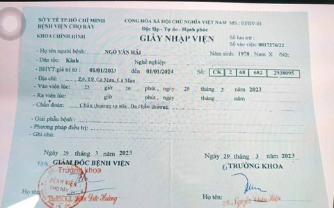 CẢNH BÁO: Bệnh viện Chợ Rẫy lại bị giả giấy nhập viện