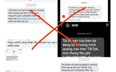 Mạo danh ngân hàng dọa người dùng đóng phí quảng cáo