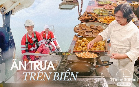 Thủy thủ tàu viễn dương lần đầu bật mí về bữa trưa được đầu bếp riêng phục vụ và câu chuyện giữ gìn hạnh phúc gia đình