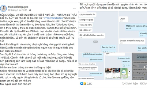 Thực hư thông tin cô gái tự tử vì sập bẫy "nhiệm vụ TikTok"