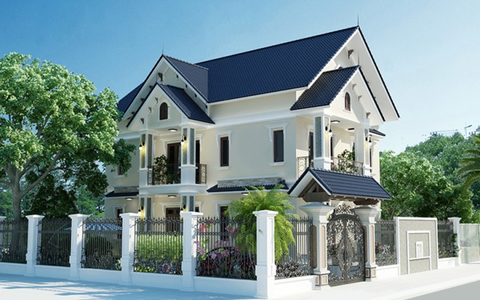 Những mẫu nhà 2 tầng mái thái ở nông thôn khó rời mắt