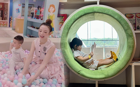 Sao Việt đầu tư khu vui chơi cho con trong biệt thự nhìn thôi cũng thấy mê, fan trầm trồ "chỉ biết ước"