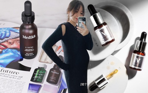 4 lọ serum vitamin C dưỡng da căng bóng, được khuyên dùng khi bầu bí
