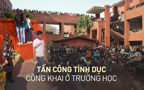 Ấn Độ: Nhiều gã đàn ông trèo tường vào trường học để tấn công tình dục sinh viên nữ