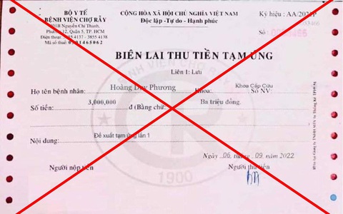 Bệnh viện Chợ Rẫy phát thông tin khẩn cảnh báo giả mạo kêu gọi giúp đỡ