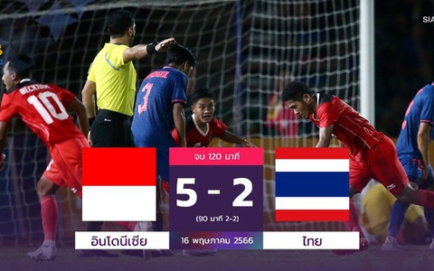 Báo Thái Lan sốc nặng vì đội nhà thua tan tác trong “trận đấu đẫm máu” với 9 thẻ đỏ