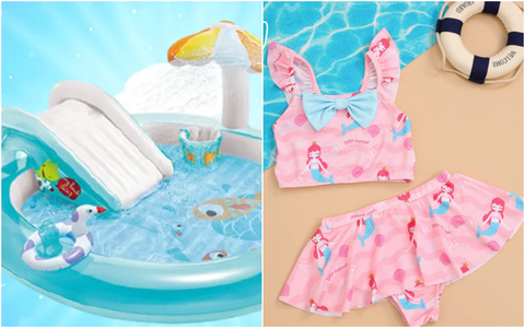 Sắm đồ bơi cho con vui chơi thỏa thích ngày hè khi đang có sale đậm giữa tháng các mẹ ơi!