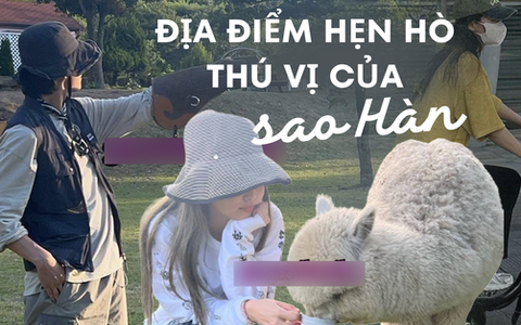 Thì ra sao Hàn cũng lựa chọn địa điểm hẹn hò như bao cặp đôi khác: Đi sở thú hay trò chuyện ở công viên đều có đủ