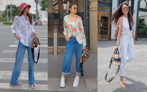 Diện quần jeans "hack" tuổi xuất sắc như Thanh Hằng