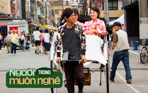 Phỏng vấn người kéo xe trên đường phố Tokyo: Công việc vất vả nhưng thú vị bất ngờ