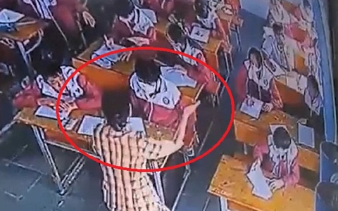 Nữ giáo viên tát vào mặt học sinh trong giờ kiểm tra bị phạt 3,7 triệu đồng