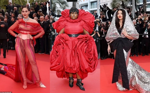 Những bộ đầm thảm họa trên thảm đỏ Cannes