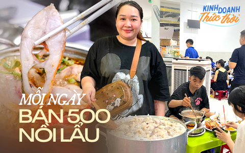 Tiệm lẩu quận Tân Bình mỗi ngày bán 500 nồi lẩu, doanh thu hơn 400 triệu/tuần nhờ có một bí quyết giúp hút khách