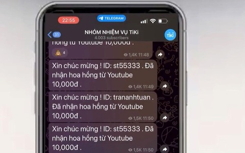 Muôn hình vạn trạng các chiêu lừa qua ứng dụng Telegram