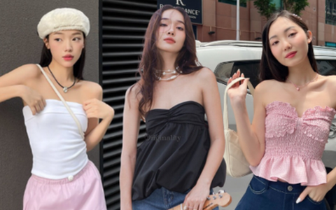 5 mẫu áo ống xinh ''hết nấc'' giá chỉ từ 153k: Kiểu dáng sành điệu, phối với quần jeans hay chân váy đều ăn ý