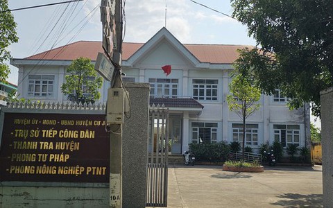 Phó bí thư Chi bộ Phòng Tư pháp… ăn trộm cây hoa giấy!