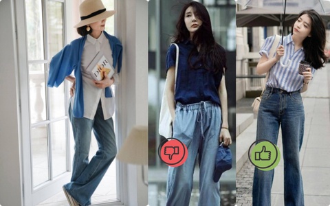 Chọn quần jeans tôn chiều cao cho nàng 30+
