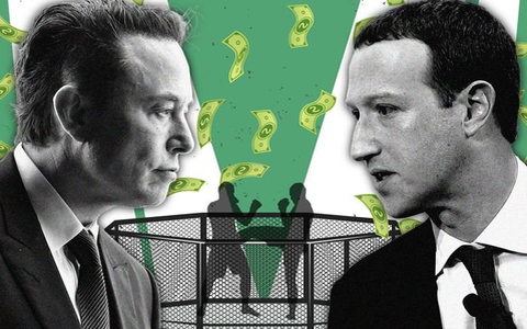 Không phải trò đùa: 'Nhà cái' đang thiết lập trận đấu giữa Mark Zuckerberg và Elon Musk, giá vé xem dự tính 100 USD/người, sẽ thu về hơn 1 tỷ USD
