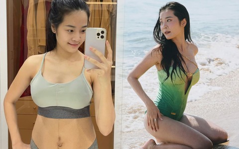 "Tình địch của Hương Giang" sau 1 năm lấy chồng: Khóc mỗi ngày vì nhìn bụng sau sinh và hành trình giảm 23kg