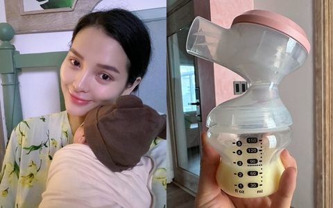 Phương Trinh Jolie than mệt vì hút sữa cho con liên tục bất kể ngày đêm trong thời gian ở cữ