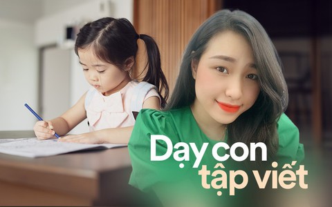 Cô giáo tiểu học bật mí 7 lưu ý giúp bố mẹ rèn con tập viết "chuẩn, chỉnh" không áp lực