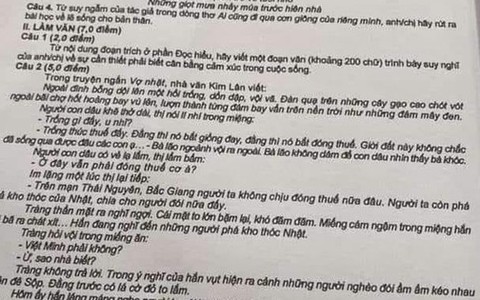Vụ lọt đề văn THPT ở Cao Bằng: Bạn trai của người giải đề đăng lên Facebook