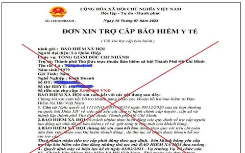 Cảnh báo tình trạng lừa đảo nhận tiền trợ cấp bảo hiểm y tế qua mạng xã hội