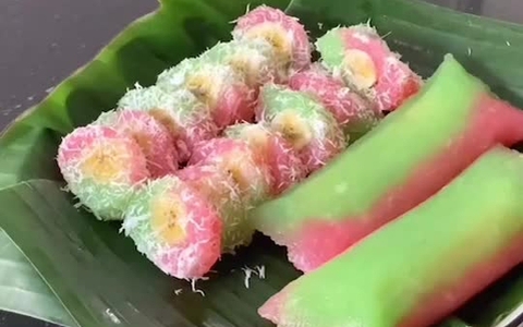 Làm bánh sắn bọc chuối hấp dẻo mềm ngọt thơm