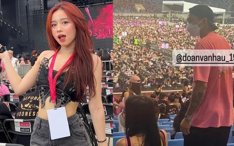 Bạn Nhâm Mạnh Dũng diện đồ cực cháy, Đoàn Văn Hậu đưa Doãn Hải My đi xem concert BLACKPINK