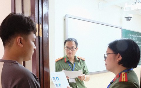 Đình chỉ 1 thí sinh vi phạm quy chế trong Kỳ thi đánh giá của Bộ Công an năm 2023