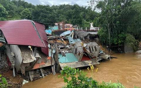 Sập nhà sau mưa lớn ở Hà Giang, 2 vợ chồng tử vong